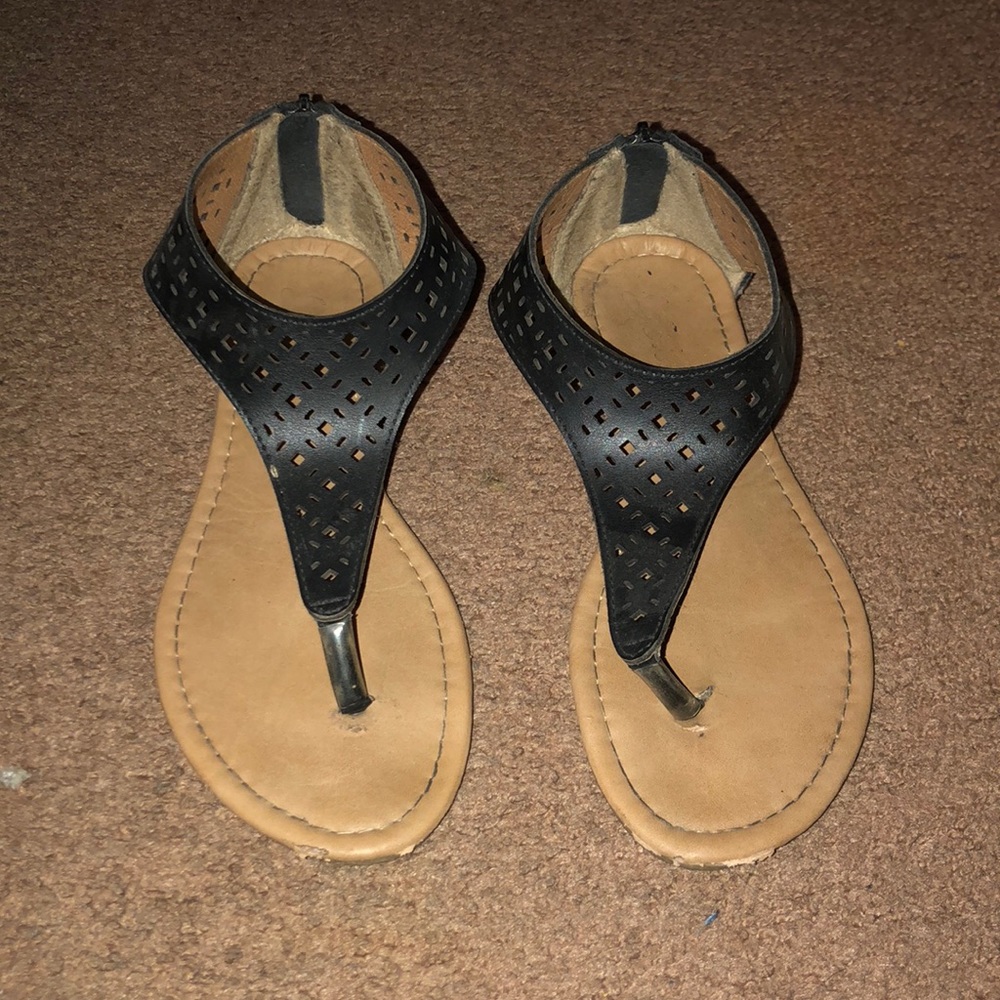 Black sandals